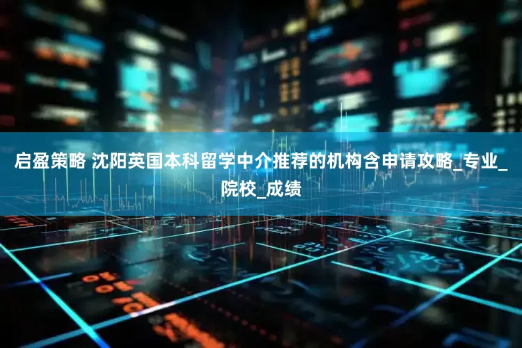 启盈策略 沈阳英国本科留学中介推荐的机构含申请攻略_专业_院校_成绩