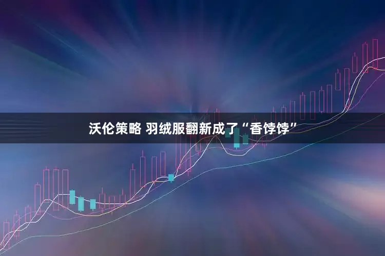 沃伦策略 羽绒服翻新成了“香饽饽”